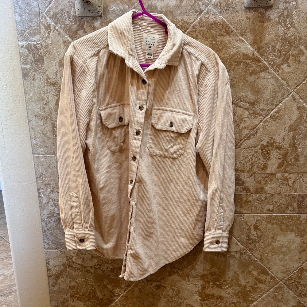 Billabong Cream Textured Shirt